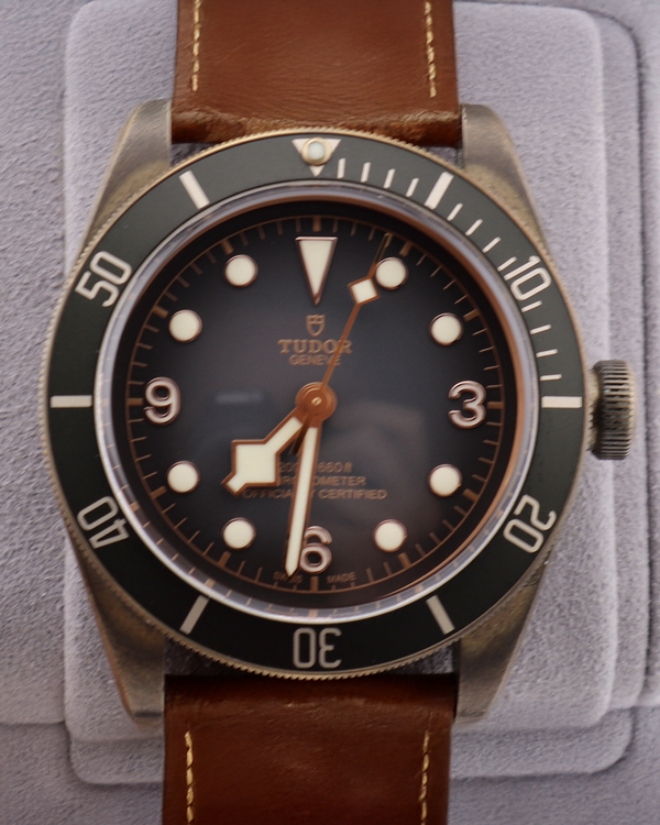 2022 Tudor Black Bay Bronze 43MM Grey Dial Leather Strap (M79250BA-0001)