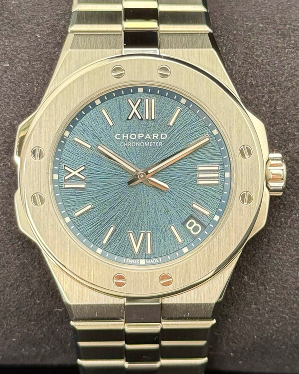 2021 Chopard Alpine Eagle 41MM Blue Dial Steel Bracelet (298600-3001)