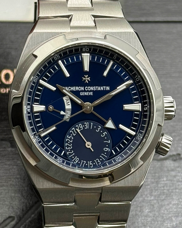 2018 Vacheron Constantin Overseas Dual Time 41MM Blue Dial Steel Bracelet (7900V/110A-B334)