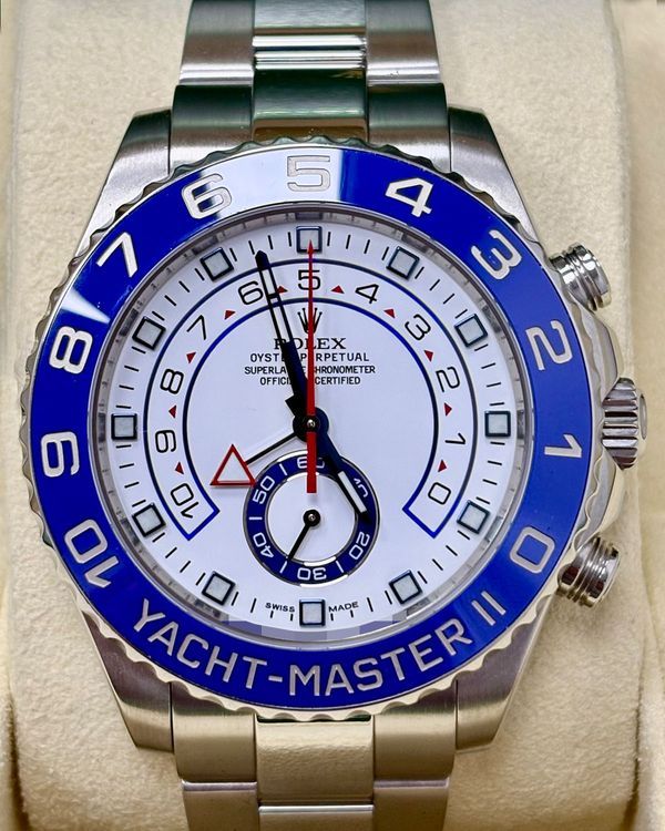 2015 Rolex Yacht-Master II 44MM White DIal Oyster Bracelet (116680)