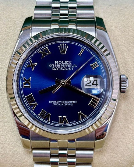 Rolex Datejust 36MM Blue Dial Jubilee Bracelet (116234)