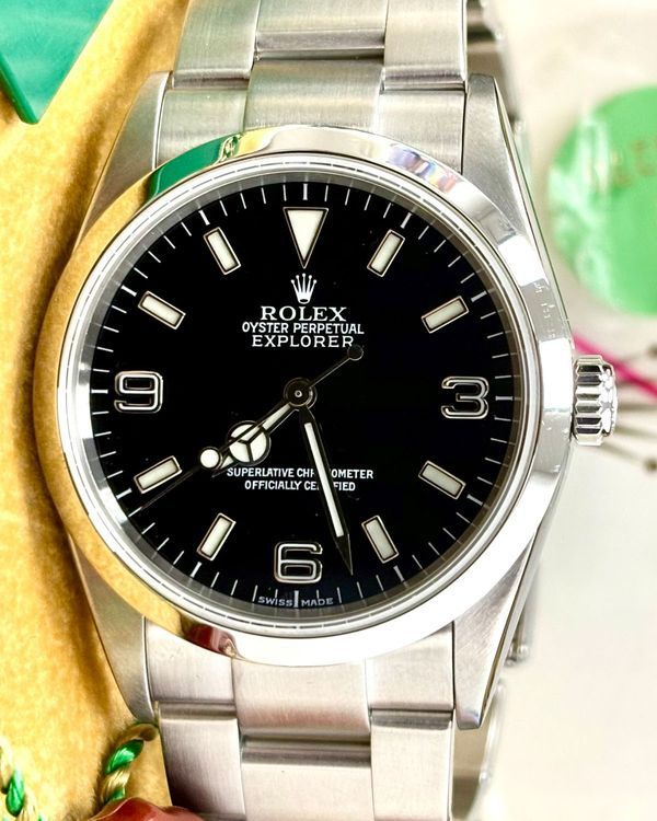 2001 Rolex Explorer 36MM Black Dial Oyster Bracelet (114270)