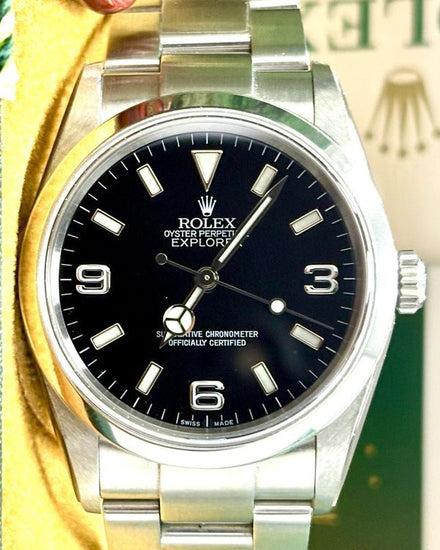 2004 Rolex Explorer 36MM Black Dial Oyster Bracelet (114270)