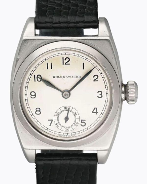 1941 Rolex Oyster Imperial Chronometer 29MM Silver Dial Aftermarket Leather Strap (3116)