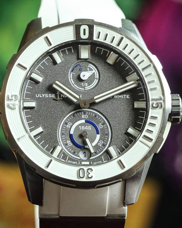 2019 Ulysse Nardin Diver Chronometer "Great White" L. E. 44MM Grey Dial Rubber Strap (1183-170LE-3/90-GW)