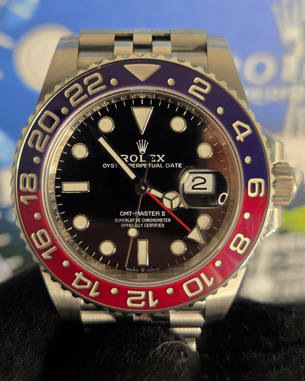 2020 Rolex GMT-Master II "Pepsi" 40MM Black Dial Jubilee Bracelet (126710BLRO)