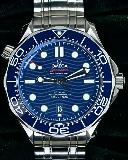Omega Seamaster Diver 300M 42MM Blue Dial Steel Bracelet (210.30.42.20.03.001)