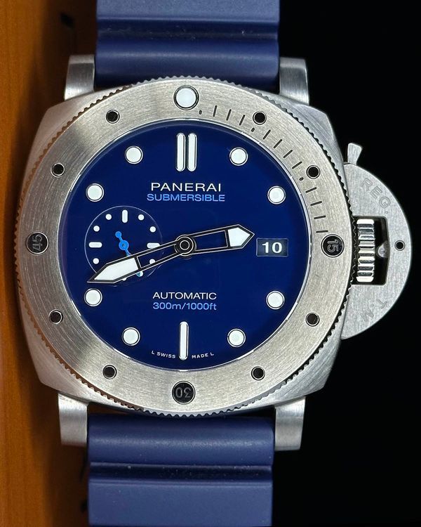 2023 Panerai Submersible BMG-Tech 1950 3 Days 47MM Blue Dial Rubber Strap (PAM00692)
