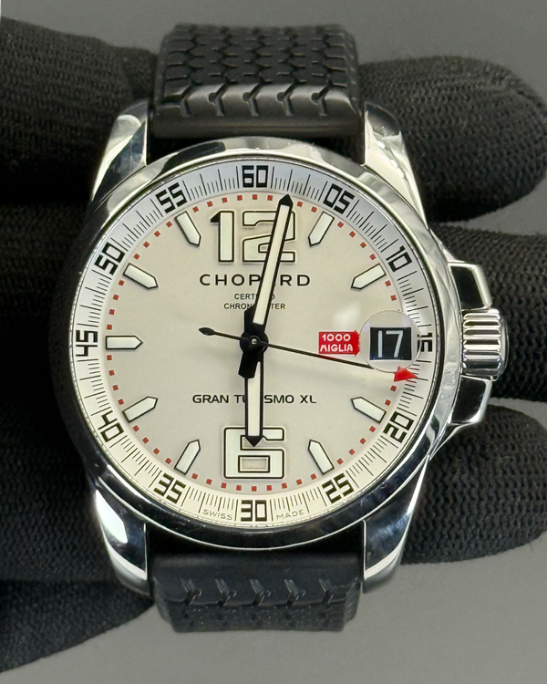 2006 Chopard Mille Miglia Gran Turismo XL L.E. 44MM White Dial Rubber Strap (16/8458)