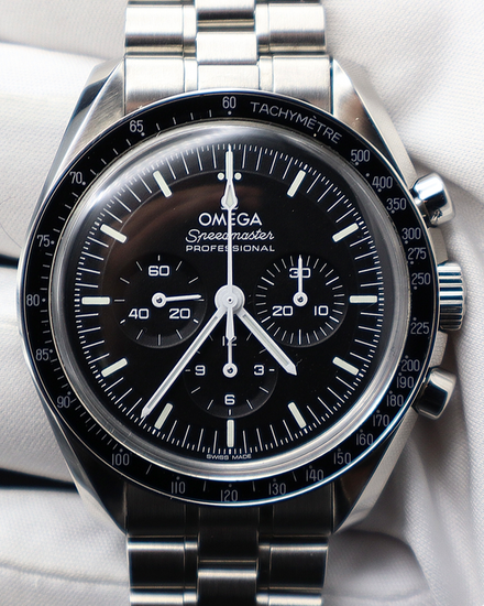 2025 Omega Speedmaster Professional Moonwatch 42MM Black Dial Steel Bracelet (310.30.42.50.01.001)