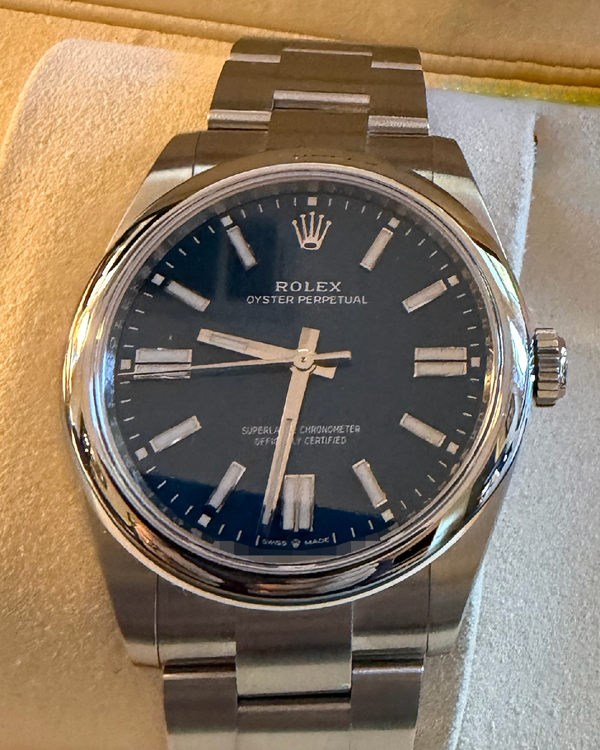 2025 Rolex Oyster Perpetual 41MM Blue Dial Oyster Bracelet (134300)