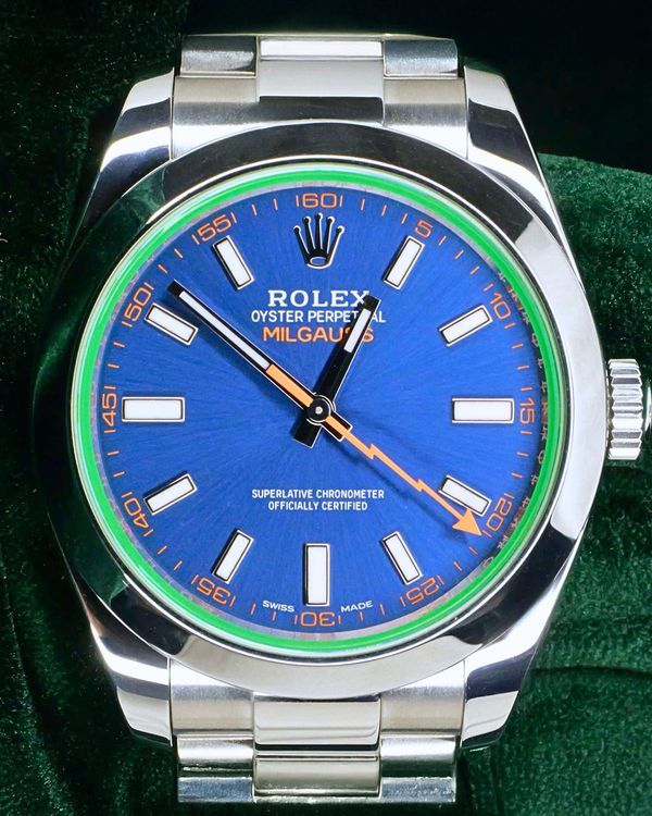 Rolex Milgauss 40MM Blue Dial Oyster Bracelet (116400GV)