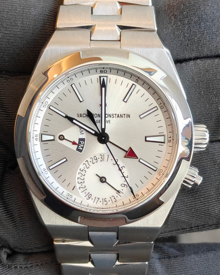 2022 Vacheron Constantin Overseas Dual Time 41MM Silver Dial Steel Bracelet (7900V/110A)