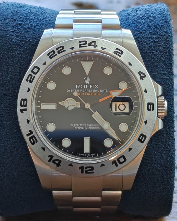 2012 Rolex Explorer II 42MM Black Dial Oyster Bracelet (216570)