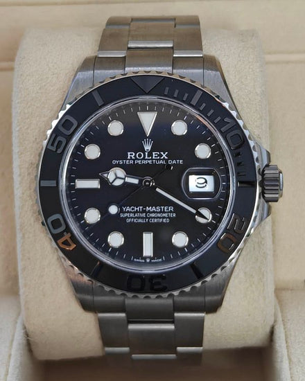 2025 Rolex Yacht-Master 42MM Black Dial Titanium Oyster Bracelet (226627)