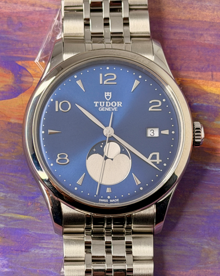 2026 Tudor 1926 Luna 39MM Blue Dial Steel Bracelet (91560)