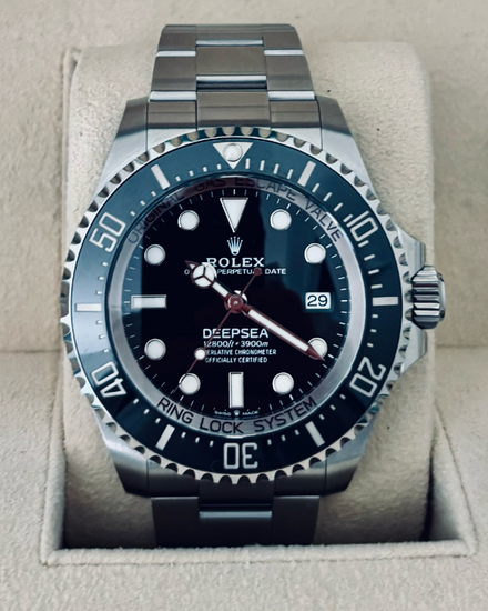 2025 Rolex Sea-Dweller Deepsea 44MM Black Dial Oyster Bracelet (136660)
