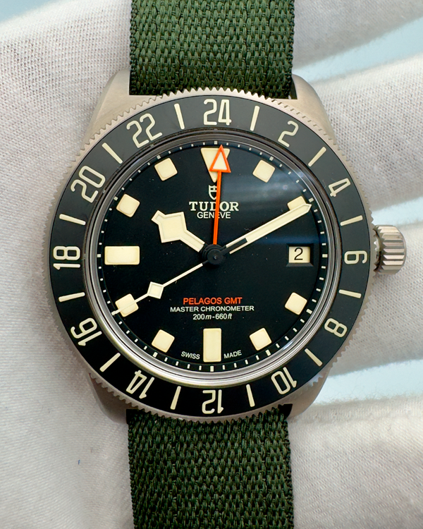 2026 Tudor Pelagos FXD GMT 42MM Black Dial Textile Strap (M2542G267NU-0002)