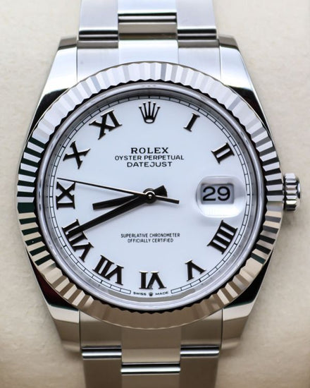 2026 Rolex Datejust 41MM White Dial Oyster Bracelet (126334)