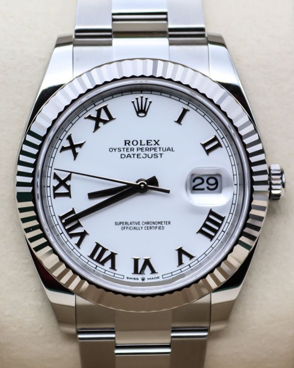 2026 Rolex Datejust 41MM White Dial Oyster Bracelet (126334)