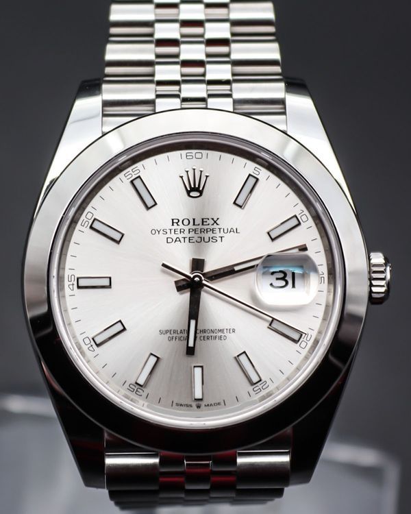 2026 Rolex Datejust 41MM Silver Dial Jubilee Bracelet (126300)