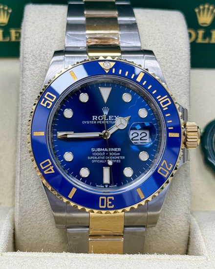 2020 Rolex Submariner Date "Bluesy" 41MM Blue Dial Two-Tone Oyster Bracelet (126613LB)