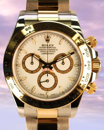 2025 Rolex Cosmograph Daytona 40MM White Dial Two-Tone Oyster Bracelet (126503)