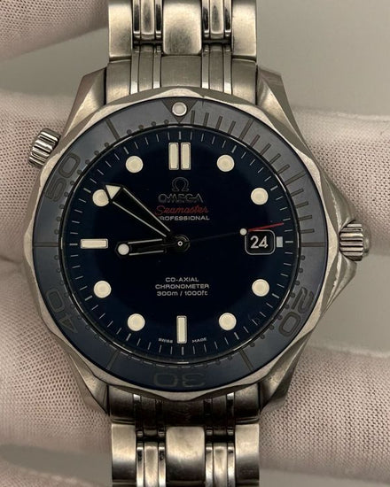 2009 Omega Seamaster Diver 300M 41MM Blue Dial Steel Bracelet (212.30.41.20.03.001)
