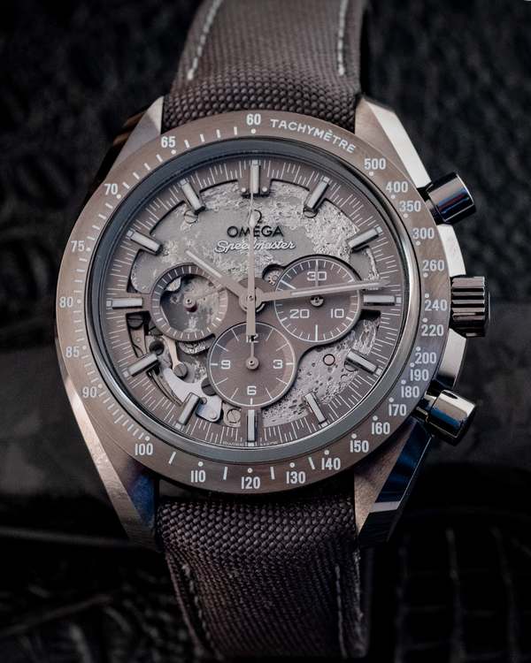2026 Omega Speedmaster Dark Side of the Moon "Grey Side of the Moon" 44.25MM Grey Dial Leather Strap (310.92.44.50.06.001)