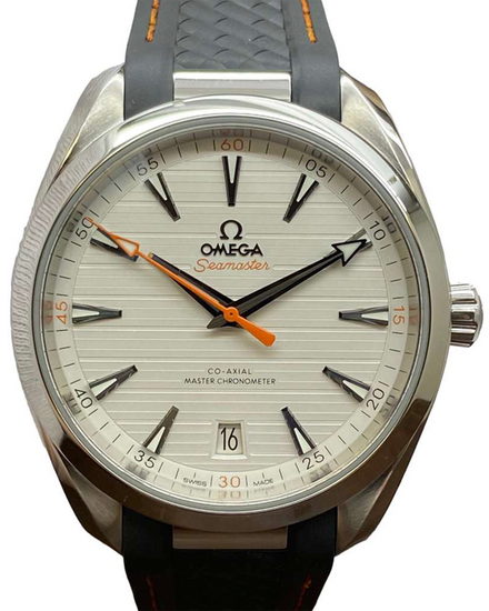 2018 Omega Seamaster Aqua Terra 150M 41MM Silver Dial Rubber Strap (220.12.41.21.02.002)