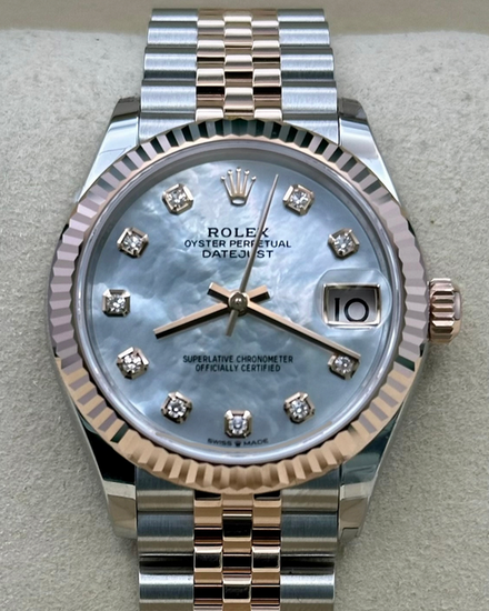 2026 Rolex Datejust 31MM Mother of Pearl Dial Two-Tone Jubilee Bracelet (278271)