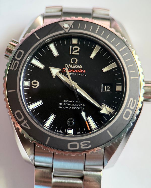 2015 Omega Seamaster Planet Ocean 600M 45.5MM Black Dial Steel Bracelet (232.30.46.21.01.001)