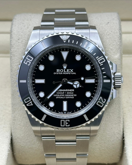 2023 Rolex Submariner No-Date 41MM Black Dial Oyster Bracelet (124060)