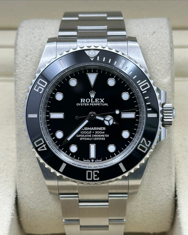 2023 Rolex Submariner No-Date 41MM Black Dial Oyster Bracelet (124060)