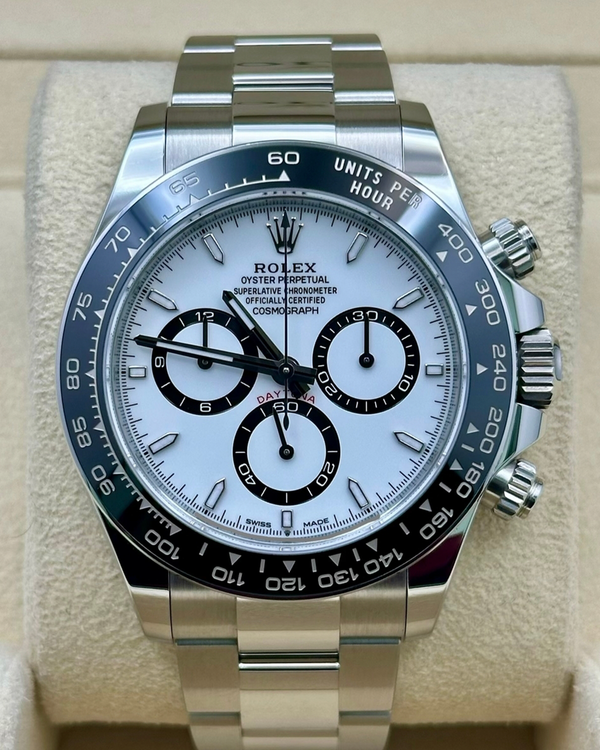 2025 Rolex Cosmograph Daytona "Panda" 40MM White Dial Oyster Bracelet (126500LN)