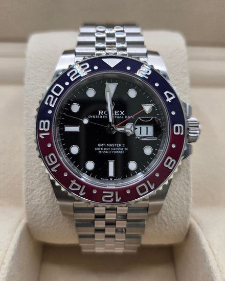2024 Rolex GMT-Master II "Pepsi" 40MM Black Dial Jubilee Bracelet (126710BLRO)