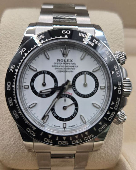 2024 Rolex Cosmograph Daytona "Panda" 40MM White Dial Oyster Bracelet (126500LN)