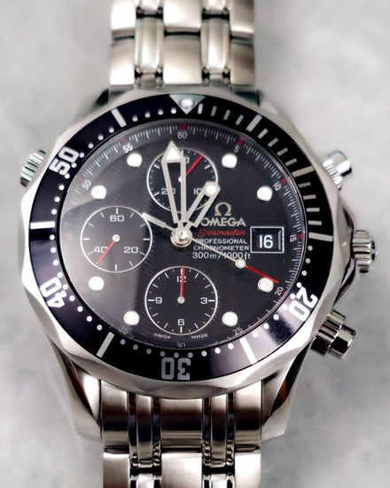 Omega Seamaster Diver 300M 41.5MM Black Dial Steel Bracelet (213.30.42.40.01.001)