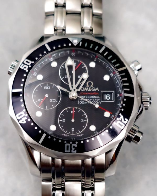 2010 Omega Seamaster Diver 300M 41.5MM Black Dial Steel Bracelet (213.30.42.40.01.001)
