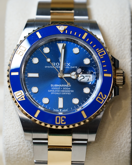2024 Rolex Submariner Date "Bluesy" 41MM Blue Dial Two-Tone Oyster Bracelet (126613LB)