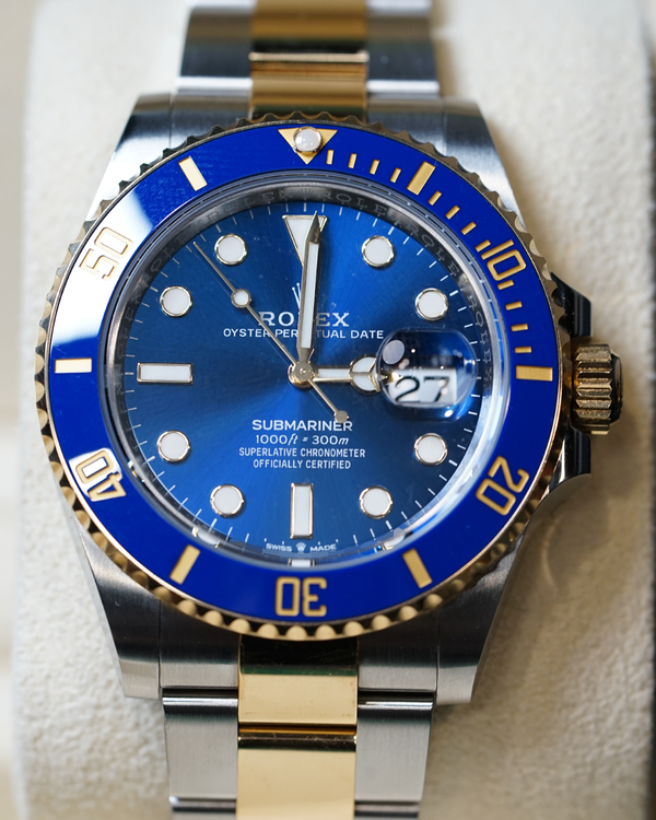 2024 Rolex Submariner Date "Bluesy" 41MM Blue Dial Two-Tone Oyster Bracelet (126613LB)