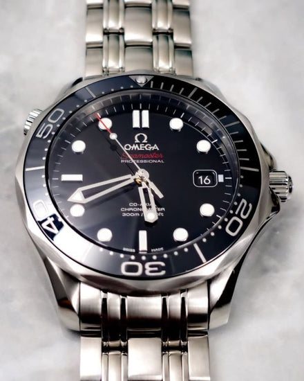 2020 Omega Seamaster Diver 300M 41MM Black Dial Steel Bracelet (212.30.41.20.01.003)