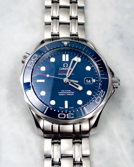 2020 Omega Seamaster Diver 300M 41MM Blue Dial Steel Bracelet (212.30.41.20.03.001)