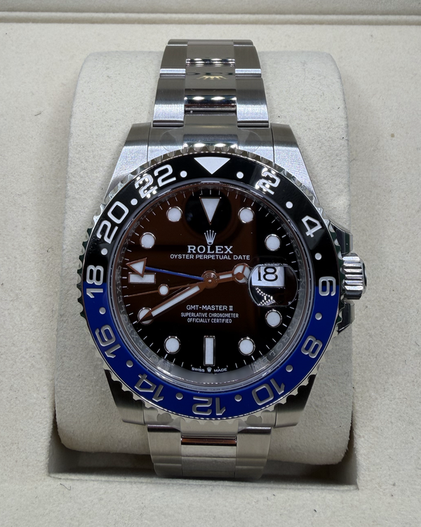 2026 Rolex GMT-Master II "Batman" 40MM Black Dial Oyster Bracelet (126710BLNR)