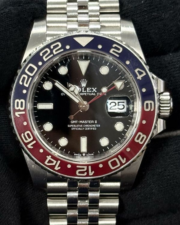 2021 Rolex GMT-Master II "Pepsi" 40MM Black Dial Jubilee Bracelet (126710BLRO)
