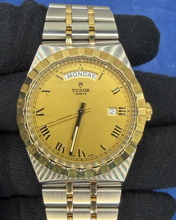 No Reserve - 2023 Tudor Royal 41MM Champagne Dial Two-Tone Bracelet (28603)