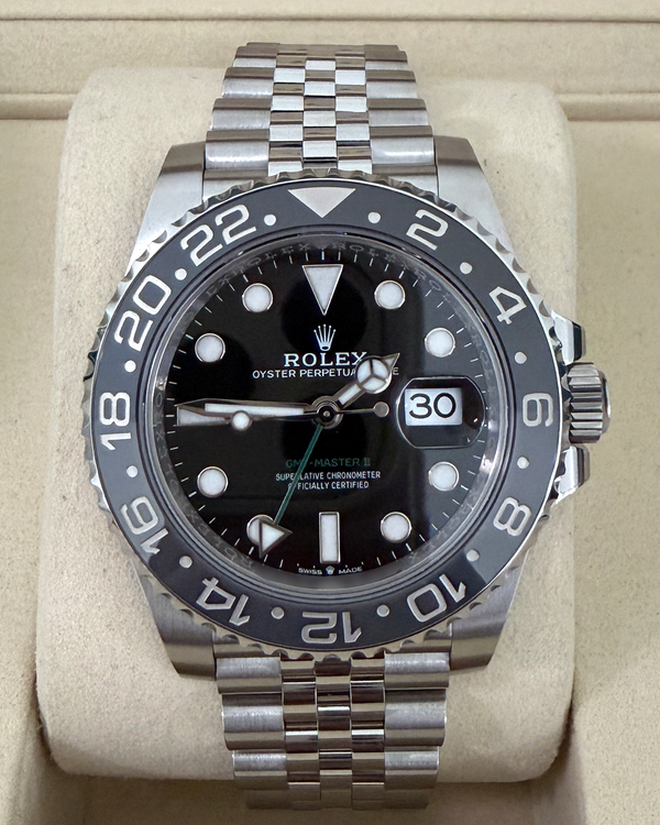 2026 Rolex GMT-Master II "Bruce Wayne" 40MM Black Dial Jubilee Bracelet (126710GRNR)