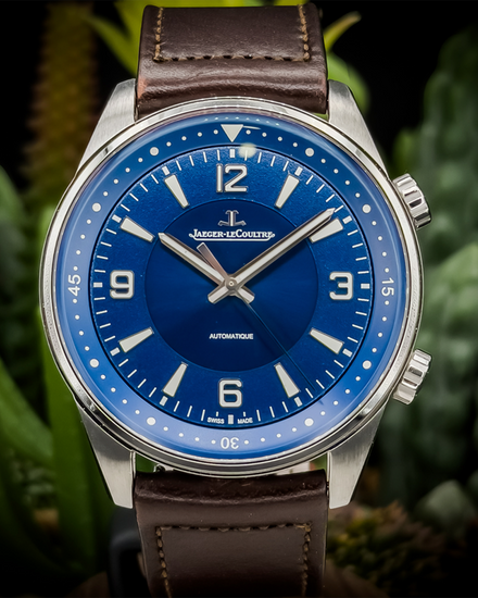 2022 Jaeger-LeCoultre Polaris 41MM Blue Dial Leather Strap (Q9008480)