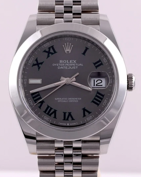 2023 Rolex Datejust  "Wimbledon" 41MM Slate Dial Jubilee Bracelet (126300)