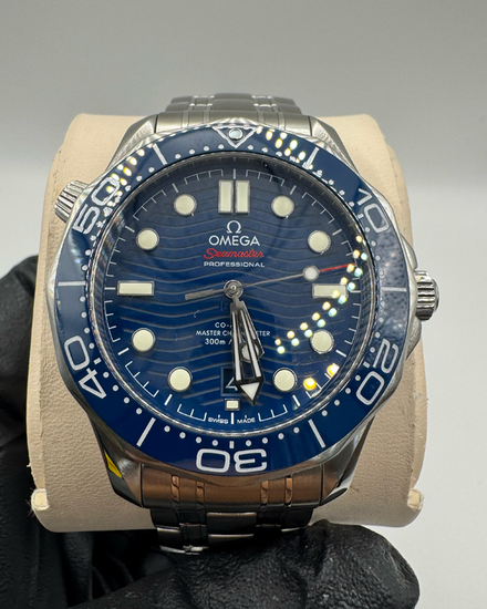 2023 Omega Seamaster Diver 300M 42MM Blue Dial Steel Bracelet (210.30.42.20.03.001)